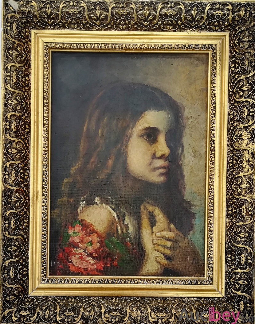 PORTRAIT OF A GIRL - SIGNED